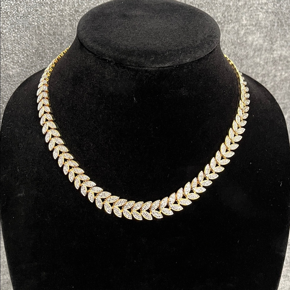 Victoria Townsend 18KT Gold Plated Tennis Necklace